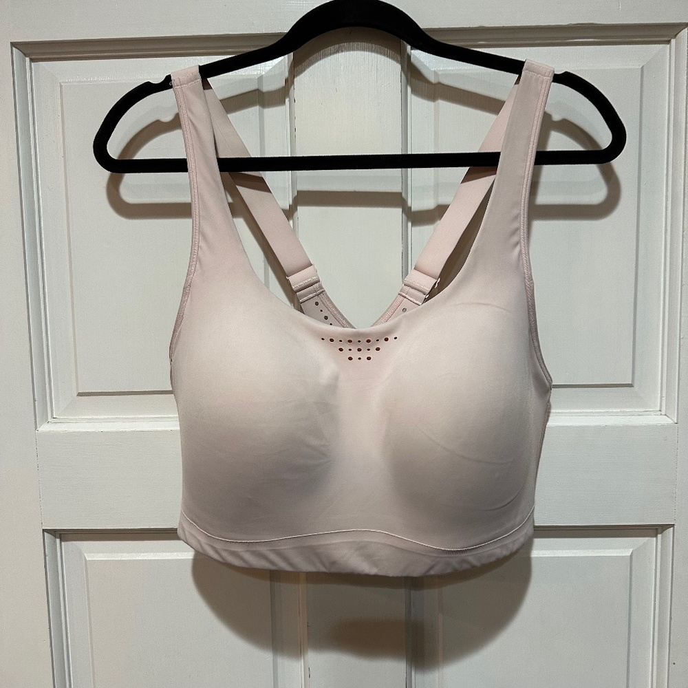 Athleta Phenomena Bra High Impact 38DD Light Pink Sports Bra Athletic Workout